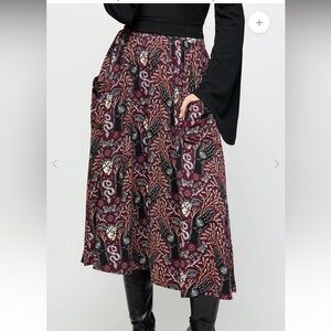 Disturbia Hemlock Tie Midi Skirt